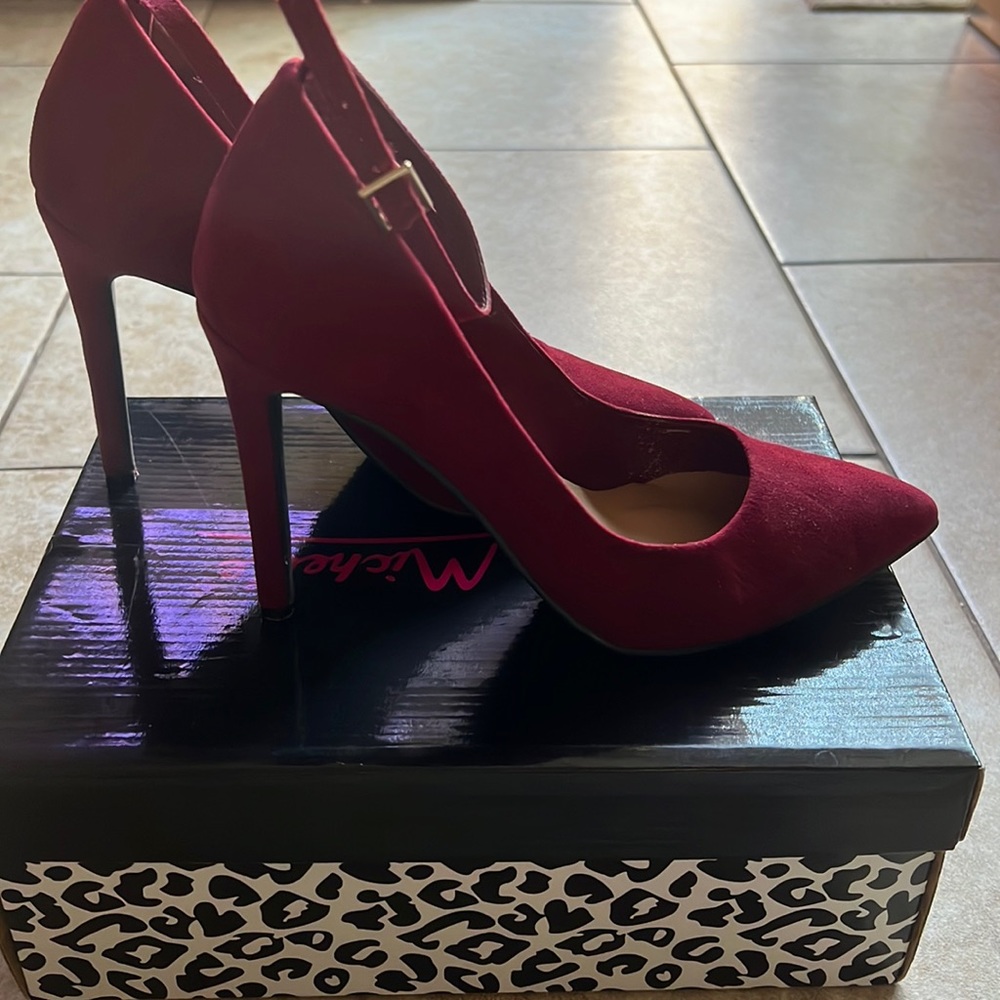 High Heels Burgundy 7.0